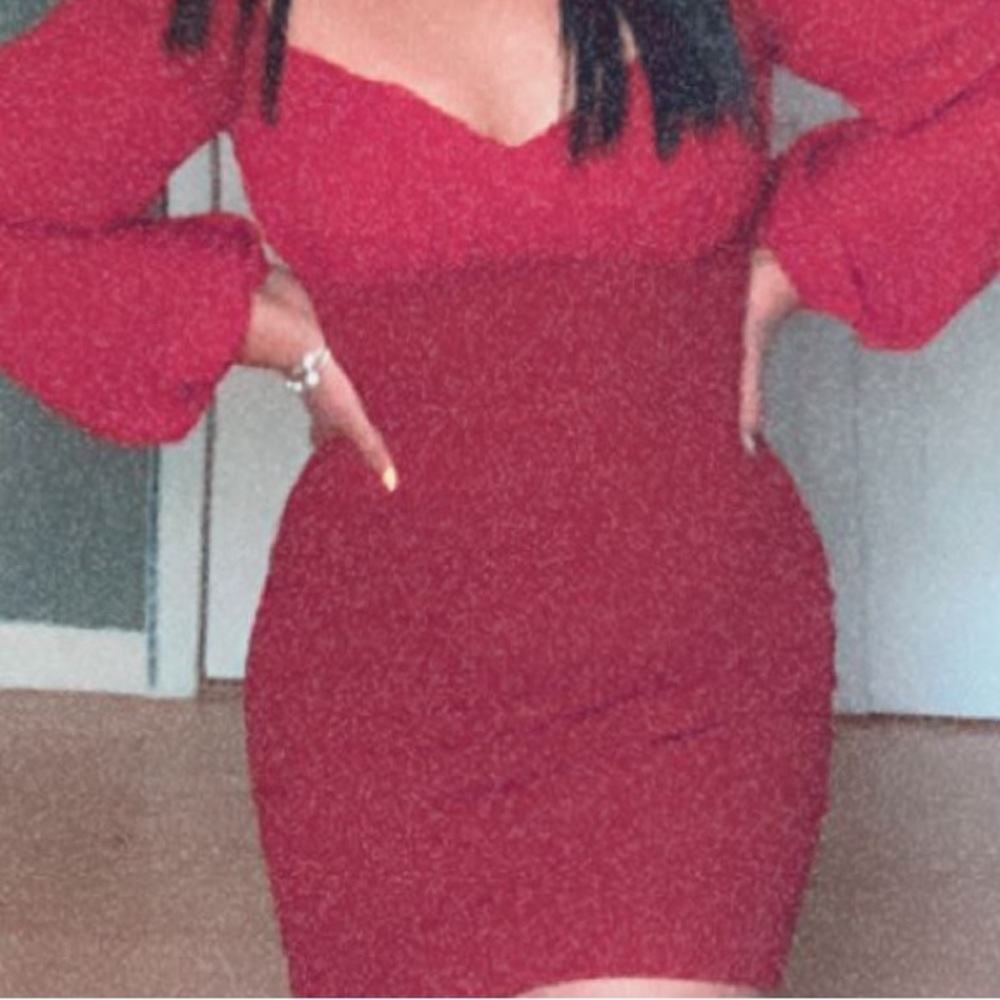 Red dress